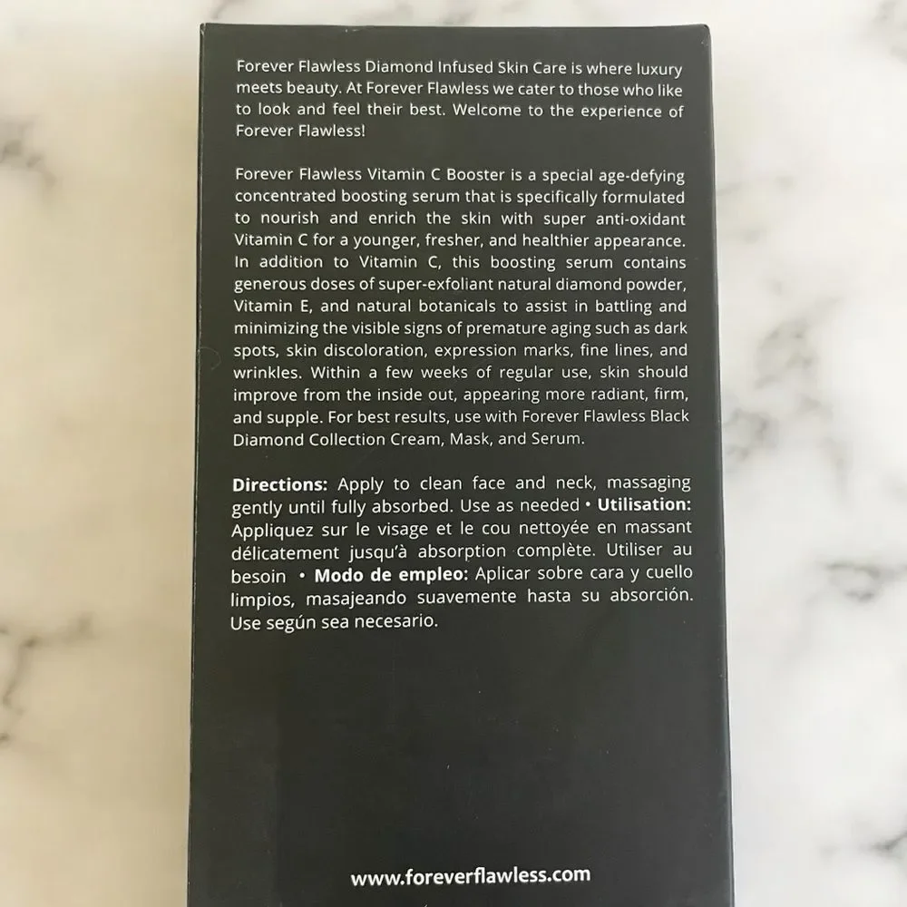 Forever Flawless Black Diamond Vitamin C Booster 40ml NIB NWT